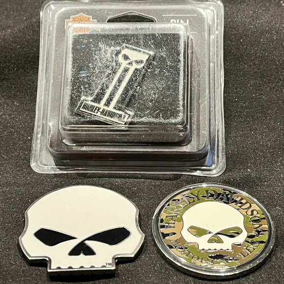 HARLEY DAVISON PIN & CHALLENGE COIN SET - Picture 3 of 4